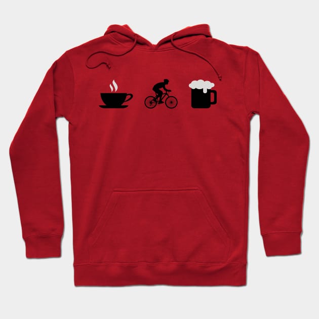Things To Do List - Coffee, Cycling and Beer Hoodie by Owl Canvas